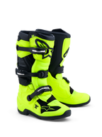 Alpinestars Stivali Tech 7S Ragazzo, stivali motocross per ragazzi, gialli fluo e neri, protezione in TPU e sistema pivot