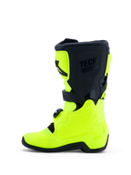 Alpinestars Stivali Tech 7S Ragazzo, stivali da motocross giallo fluo e nero, con protezioni in TPU e sistema pivot per giovani piloti.