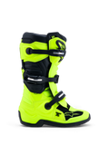 Alpinestars Stivali Tech 7S Ragazzo, stivali da motocross gialli fluo e neri, con fibbie e protezioni TPU, certificati CE