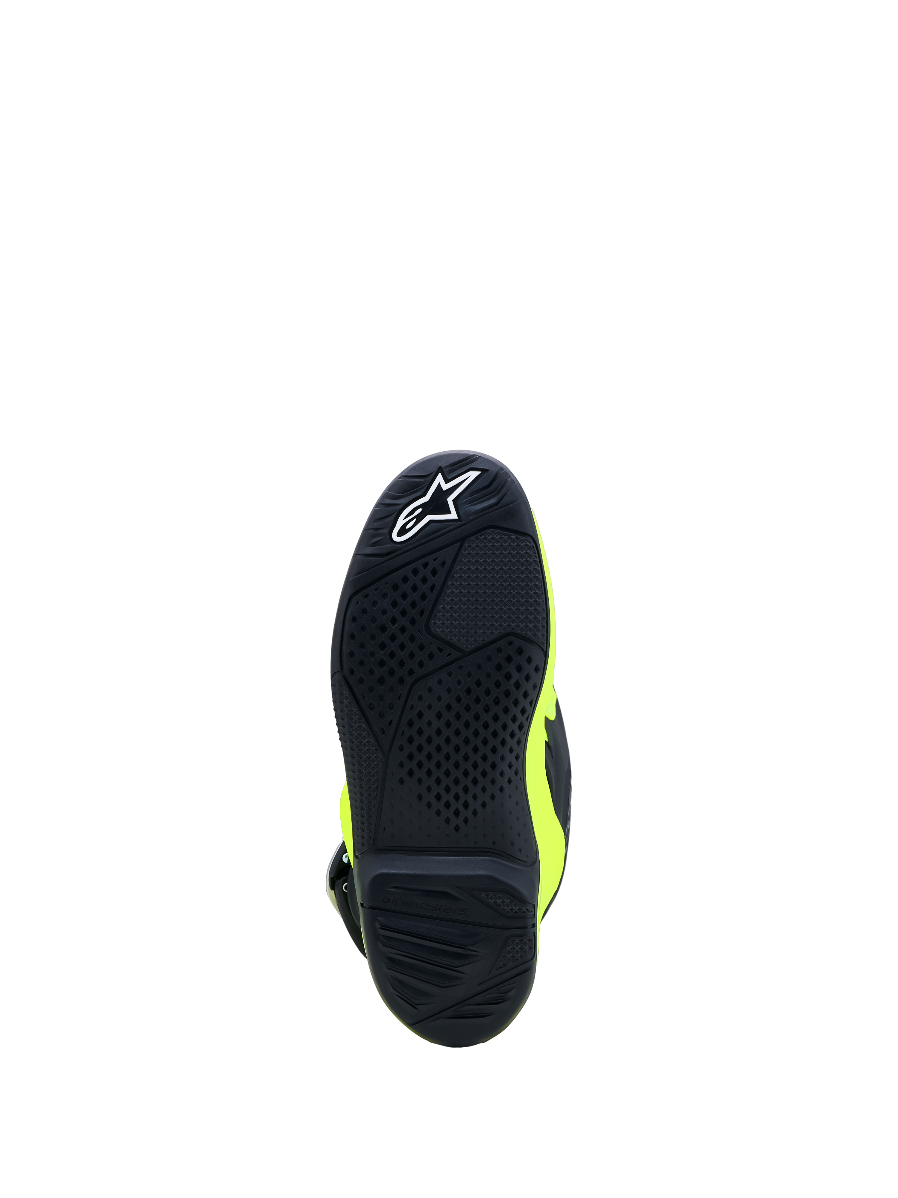 Alpinestars Stivali Tech 7S Ragazzo, suola in gomma ad alta aderenza per motocross, giallo fluo e nero