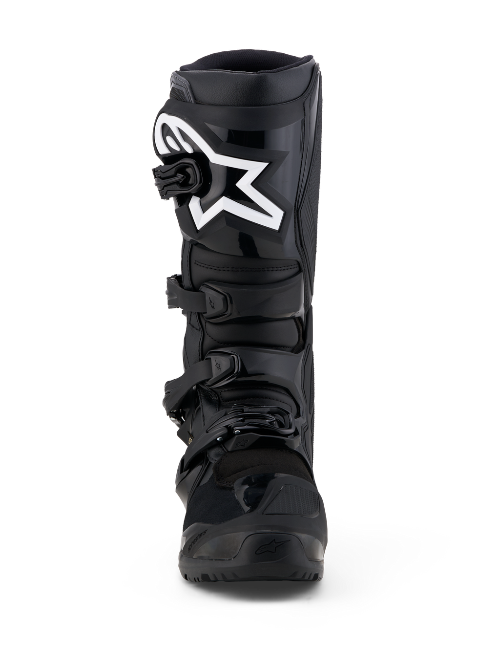 Alpinestars Stivali Tech 7 Enduro Gore-Tex, stivali da moto enduro da uomo, nero e bianco, con membrana impermeabile e traspirante, protezioni in TPU, certificati CE