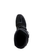 Alpinestars Stivali Tech 7 Enduro Gore-Tex, stivali da moto enduro da uomo, neri e grigi, impermeabili, vista dall'alto con zona cambio in TPU e interno imbottito.