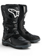Alpinestars Corozal V2 Adventure Drystar®, paio di stivali da moto adventure neri impermeabili con piastre tibiali protettive, fibbie regolabili e suole robuste per tutti i terreni