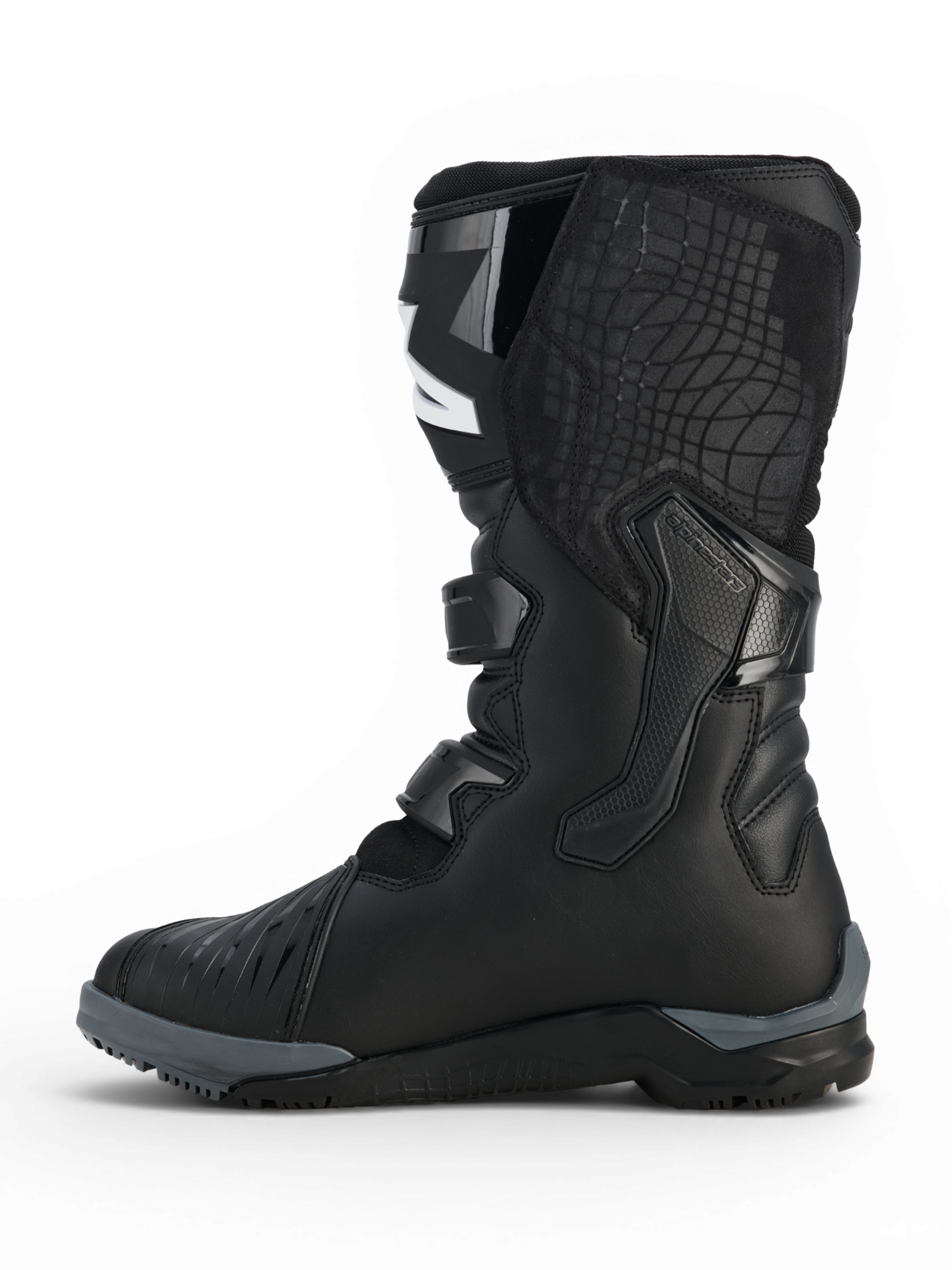 Alpinestars Corozal V2 Adventure Drystar®, stivale da moto adventure nero con pannelli protettivi su tibia e caviglia, fibbie regolabili e suola per tutti i terreni