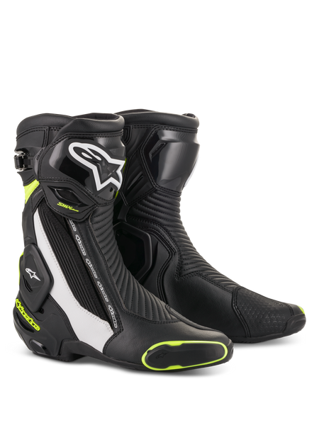 SMX Plus V2 - Black Motorcycle Boots | Alpinestars®