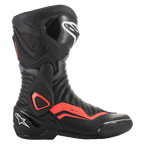 Alpinestars stivali Vented SMX-6 V2, stivali da moto racing neri e rossi fluorescenti, traspiranti e certificati CE