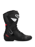 Alpinestars Stella SMX-6 V3 Boots, stivali da moto sportivi da donna, nero con accenti bianco e rosa Diva, profilo laterale con protezione tibia e caviglia in TPU, pannelli mesh flessibili e costruzione in microfibra ad alte prestazioni per pista e strada