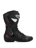 Alpinestars Stella SMX-6 V3 Boots, stivali da moto sportivi da donna, nero con accenti bianco e rosa Diva, profilo laterale con protezione tibia e caviglia in TPU, pannelli mesh flessibili e costruzione in microfibra ad alte prestazioni per pista e strada