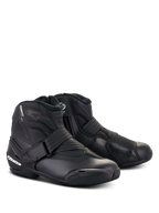 Alpinestars Stella SMX-1 R V2 Boots, scarpe da moto basse da donna, nero, con tomaia in microfibra, contrafforte del tallone e paracambio in TPU, chiusura a cinturino e profilo sportivo aerodinamico