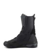 Alpinestars SP-X BOA Drystar Boots, stivali da moto sport touring di media altezza, neri, vista laterale mediale con costruzione in microfibra e mesh, tallone rinforzato e design protettivo per la guida su strada