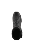 Stivali Alpinestars Radon Drystar®, Nero, vista dall'alto di stivali da moto touring con paracambio rinforzato e punta ergonomica, materiale sintetico per prestazioni impermeabili in ogni stagione