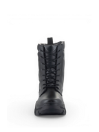 Alpinestars stivali Ava, stivali da moto urban da donna, neri, in pelle con lacci frontali e suola rialzata spessa