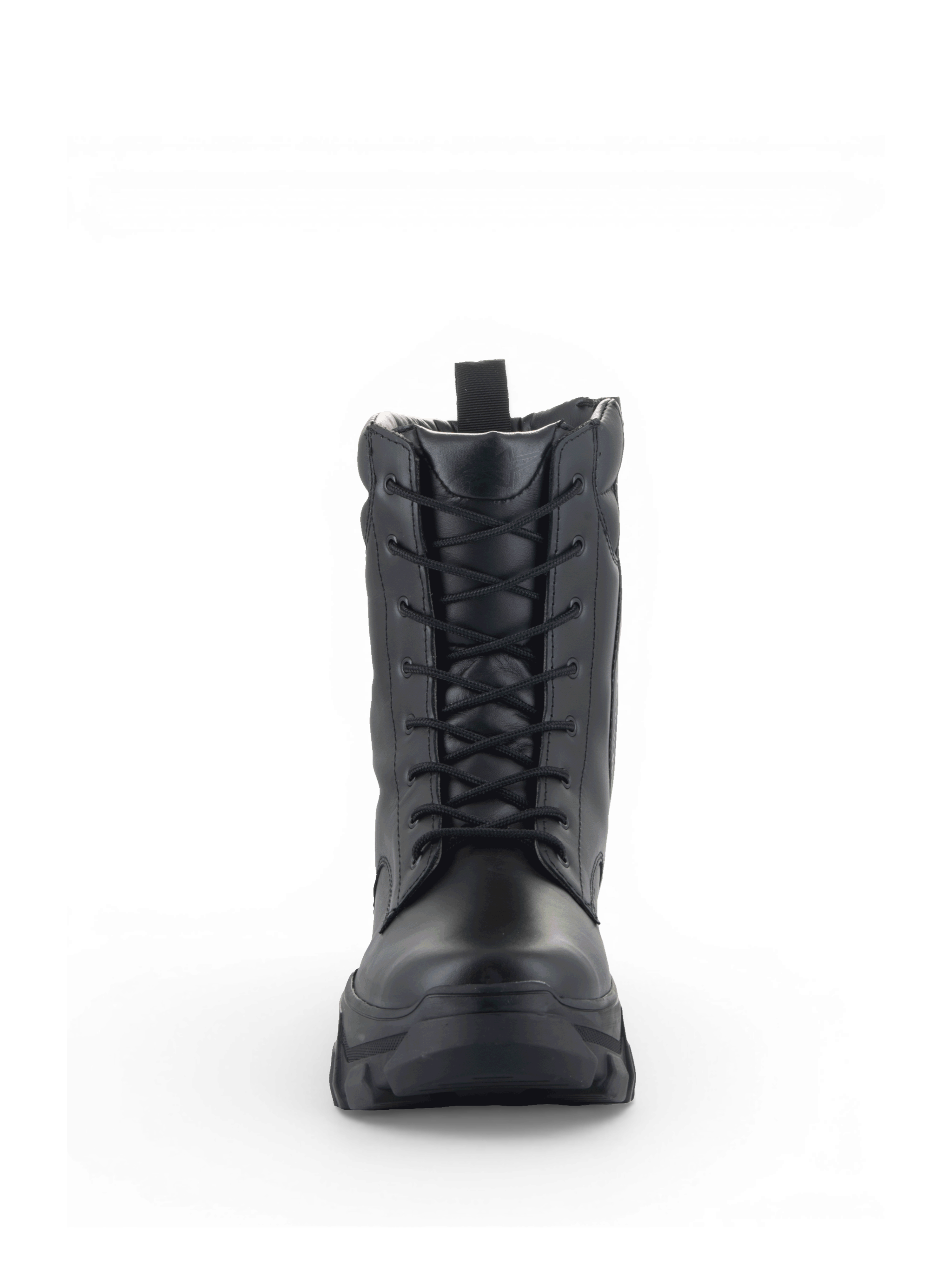 Alpinestars stivali Ava, stivali da moto urban da donna, neri, in pelle con lacci frontali e suola rialzata spessa