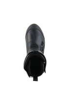 Alpinestars Stivali Stella RT-7 Touring Drystar®, stivali da moto da turismo per donna, nero e bianco, vista dall'alto dell'apertura dello stivale, con collo imbottito, tiretto posteriore e tomaia in microfibra resistente con logo Alpinestars.