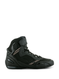 Alpinestars Faster-3 Rideknit® Shoes, sneakers da moto nere, struttura in microfibra leggera e mesh traspirante, chiusura con lacci e cinturino in velcro sulla caviglia, design protettivo alto per guida urbana su strada