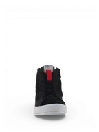 Alpinestars scarpe Stated, scarpe da moto urban da uomo, nere con suola vulcanizzata bianca e linguetta rossa