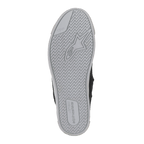 Scarpe Alpinestars Stated, vista inferiore della suola, gomma vulcanizzata grigio chiaro con motivo di trazione a spina di pesce, con logo a stella Alpinestars e marchio TPF, dettaglio scarpa da moto urbana