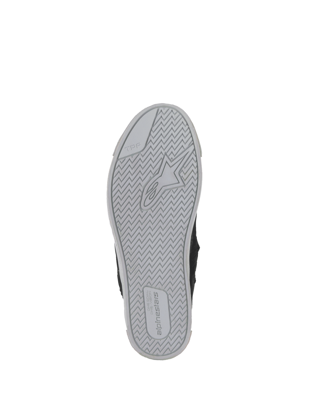 Alpinestars Scarpe Stated, suola urbana in gomma vulcanizzata grigia con supporto TPF e logo a stella