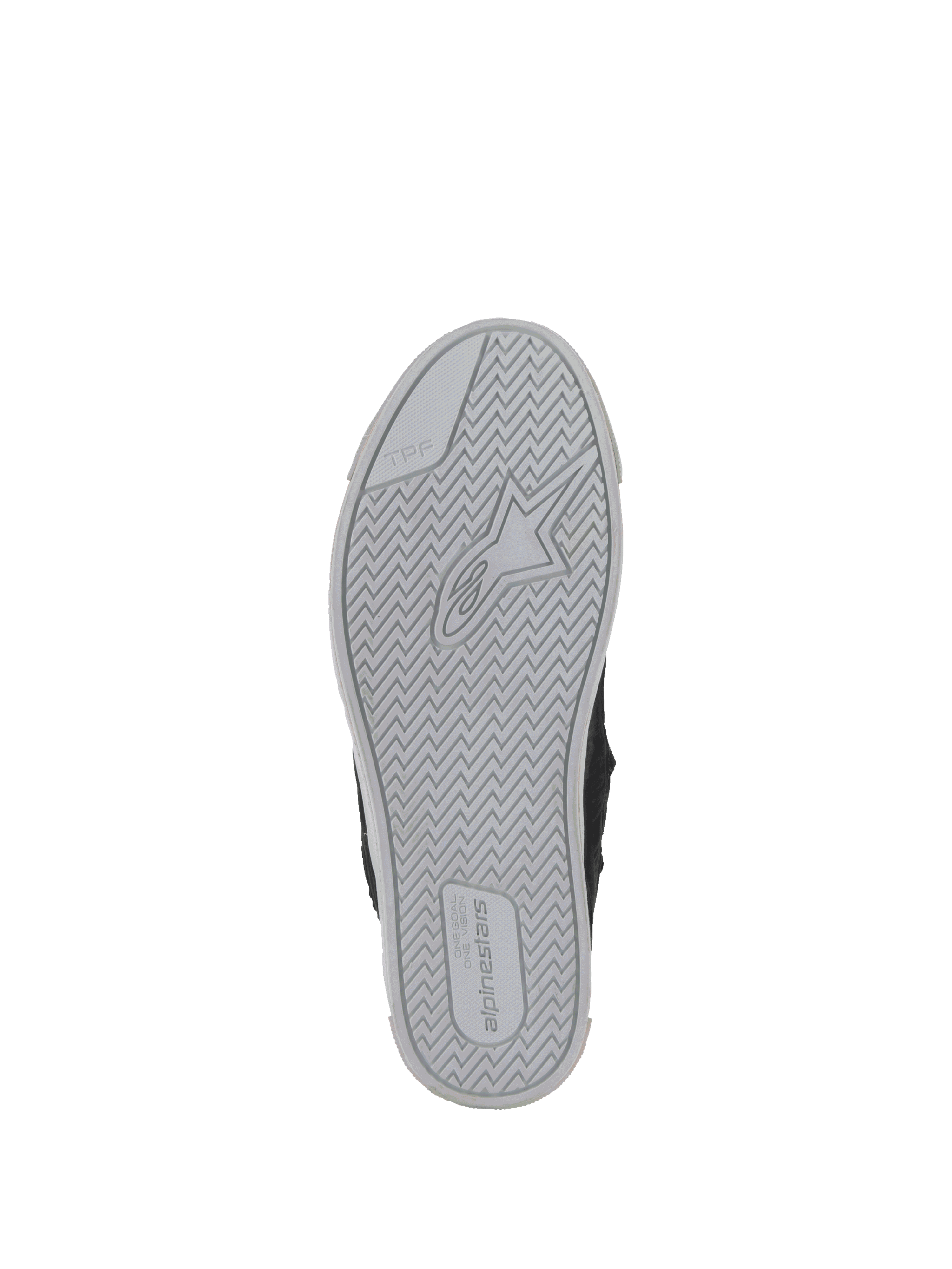 Alpinestars Scarpe Stated, suola urbana in gomma vulcanizzata grigia con supporto TPF e logo a stella