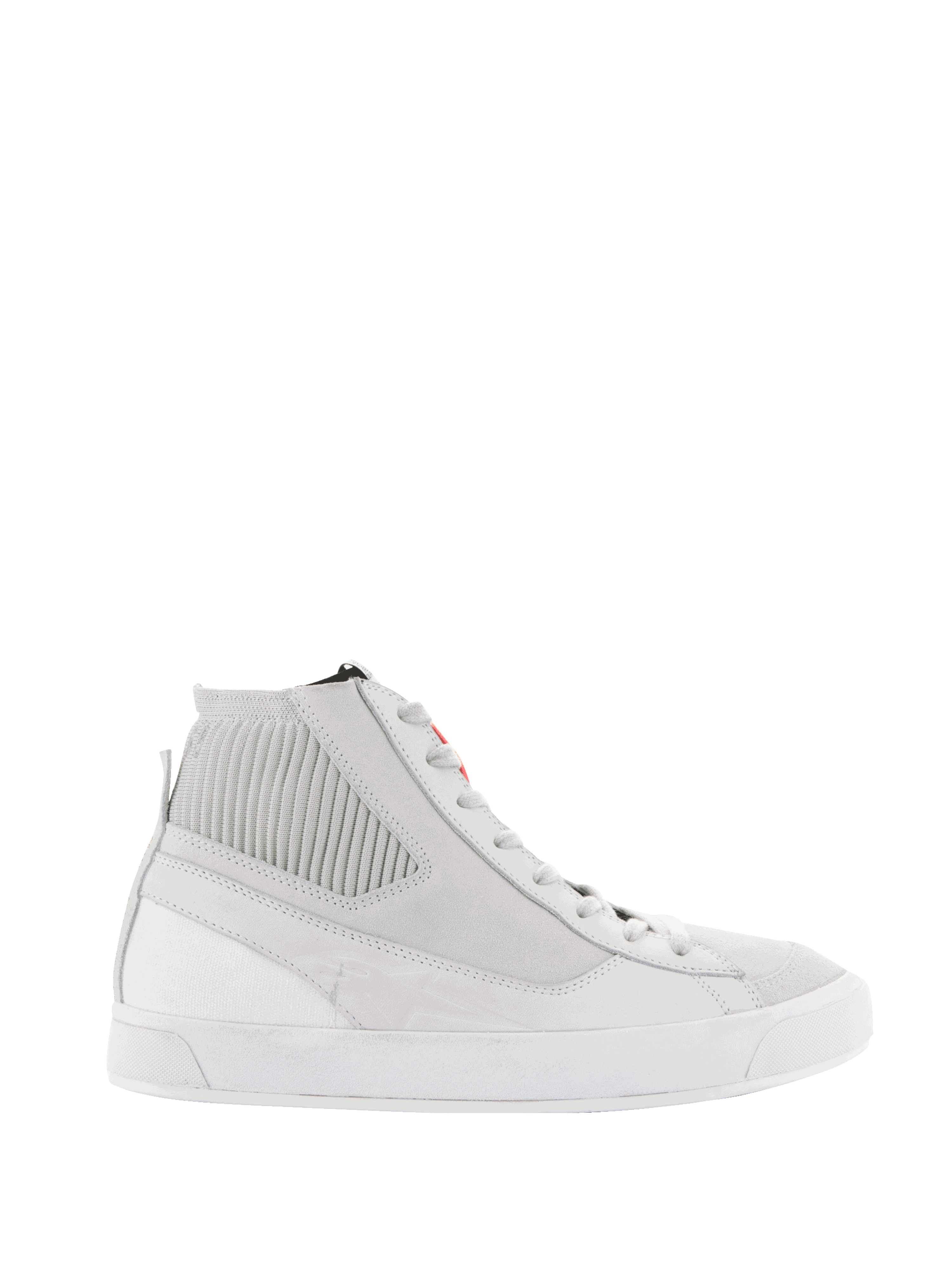 Alpinestars Stated Shoes, scarpe da moto urban da uomo, bianco e grigio freddo, in nubuck e tela protettiva