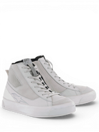 Alpinestars Scarpe Stella Stated Podium, scarpe da moto urban da donna, bianco e grigio freddo, suola vulcanizzata.