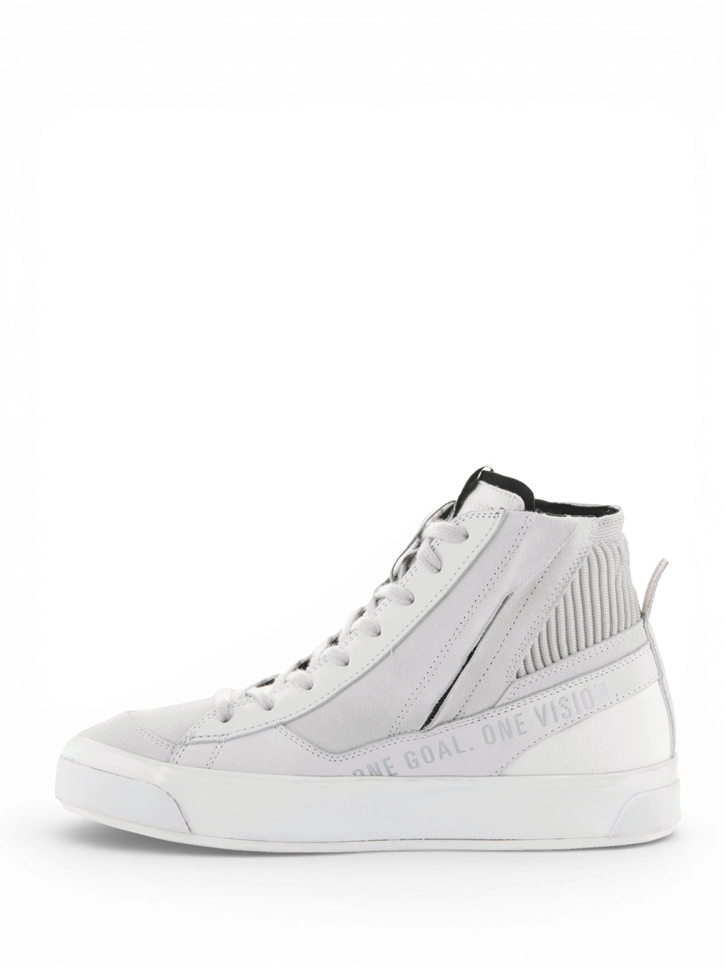 Alpinestars scarpe Stella Stated Podium, sneaker da moto urban da donna, bianco e grigio, con zip laterale e suola vulcanizzata
