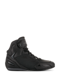 Alpinestars Faster-3 Drystar Riding Shoes, sneaker da moto nere e grigio freddo, design alto con chiusura a lacci e cinturino in velcro, struttura in microfibra impermeabile, calzature sportive per guida su strada