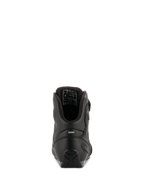 Scarpe da moto Alpinestars Faster-3 Drystar®, Black Cool Gray, vista posteriore con rinforzo del tallone, inserto riflettente e fodera interna, struttura in microfibra impermeabile per guida su strada
