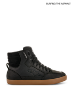 Alpinestars Scarpe J-6 Impermeabili, scarpe da moto urbane da uomo, nero e marrone, in pelle di alta qualità con membrana impermeabile e suola in gomma