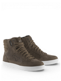 Alpinestars Scarpe J-6 Impermeabili, scarpe da moto urban da uomo, marrone e bianco, in pelle premium.