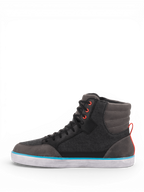 Alpinestars Scarpe J-6 Impermeabile Canvas, scarpe da moto urban da uomo, grigio e nero, in pelle, certificate CE