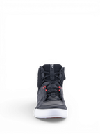 Alpinestars Scarpe Chrome Drystar®, scarpe da moto urban da donna, nere e bianche con accenti rosa, in pelle, impermeabili