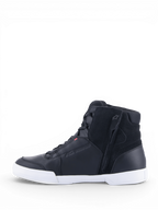 Alpinestars scarpe Chrome Drystar®, scarpe da moto urban da donna, nere e bianche, in pelle e pelle scamosciata con apertura laterale a zip, impermeabili, certificate CE
