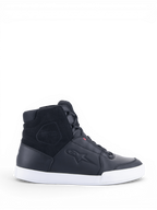 Alpinestars Scarpe Chrome Drystar, scarpe da moto urban da donna, nere e bianche, in pelle impermeabile, certificate CE