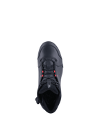 Alpinestars Scarpe Stella Chrome Drystar, scarpe da moto da donna, nere e rosa, in pelle, impermeabili, vista dall'alto