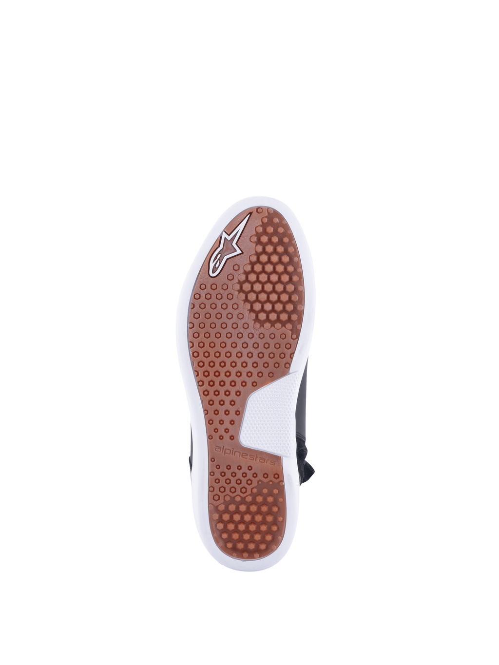Alpinestars scarpe Chrome Drystar®, scarpe da moto urban da donna, suola in gomma marrone con grip a nido d'ape e logo bianco
