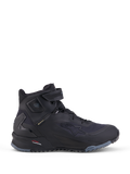 Alpinestars Cr X Gore Tex Scarpe, scarpe da moto all-terra adventure e touring, nere e grigio scuro, con tecnologia GORE-TEX impermeabile e protezione alla caviglia