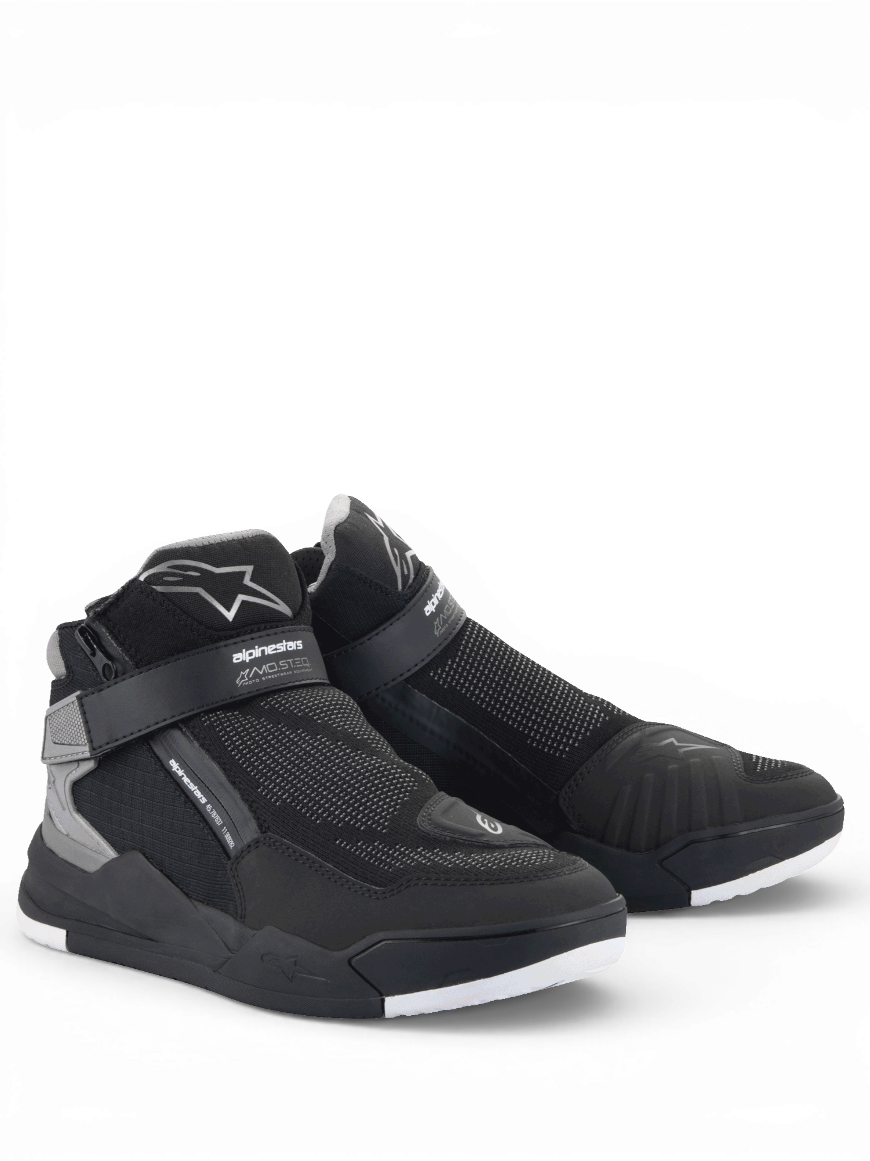 Alpinestars scarpe Speedflight Street, scarpe da moto urban da uomo, nero e grigio, in mesh traspirante, certificate CE.
