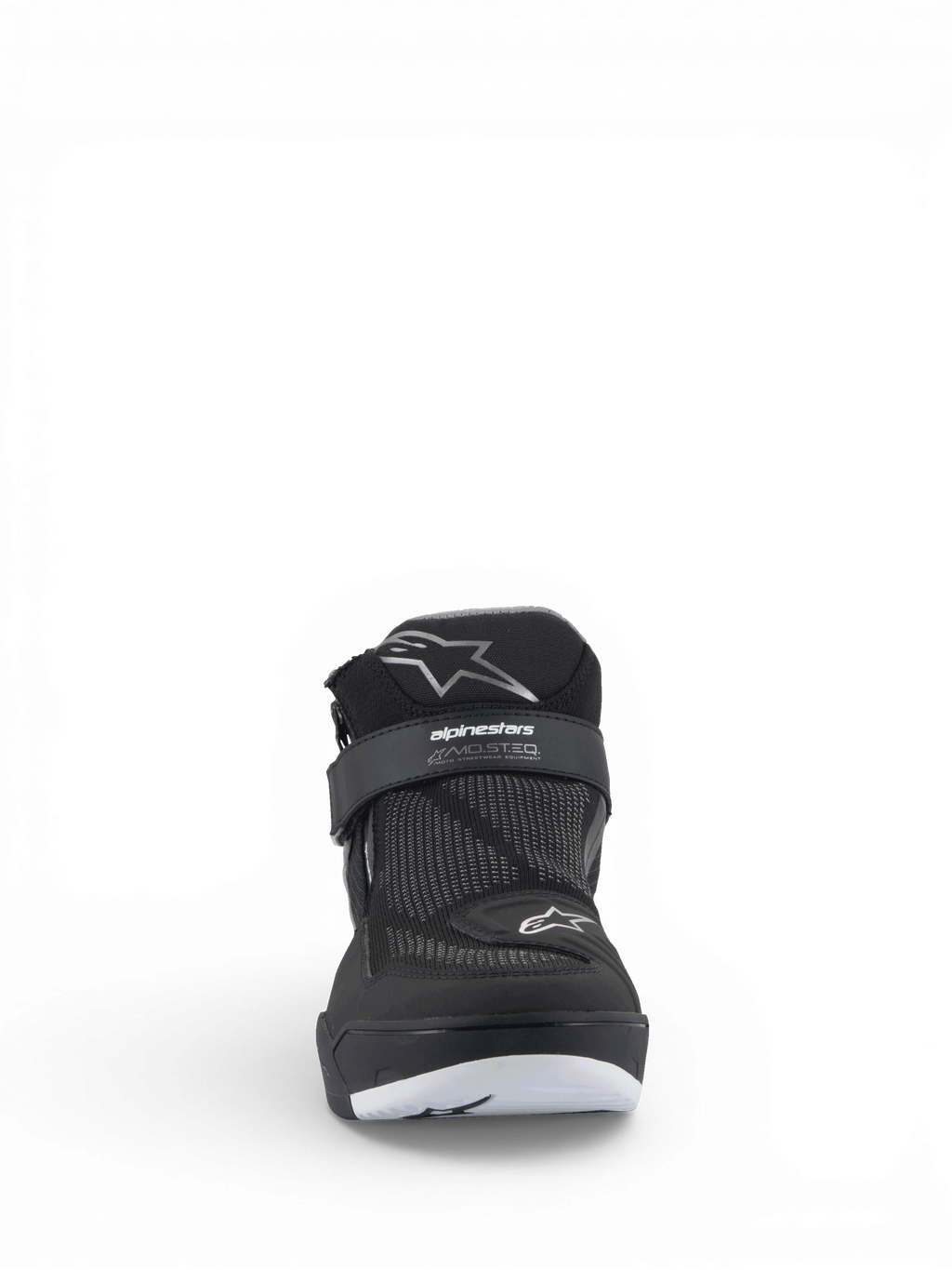 Alpinestars Scarpe Speedflight Street, scarpe da moto urban da uomo, nero e grigio, tomaia in mesh con cinturino MO.ST.EQ.
