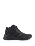 Scarpe Alpinestars Speedflight, sneaker alte nere da moto, tomaia in ripstop con rinforzi senza cuciture, logo Alpinestars a stella, suola spessa a doppia densità, stile moderno streetwear