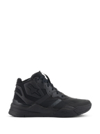 Scarpe Alpinestars Speedflight, sneaker alte nere da moto, tomaia in ripstop con rinforzi senza cuciture, logo Alpinestars a stella, suola spessa a doppia densità, stile moderno streetwear