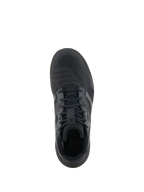 Scarpe Alpinestars Speedflight, nero, vista dall'alto, con tomaia in ripstop ad alte prestazioni, rinforzo cambio integrato, lacci neri e design urbano sportivo.