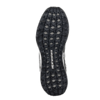 Scarpe Alpinestars Meta Road V2, vista dal basso della suola, motivo grip a tasselli stile camouflage nero e grigio, logo Alpinestars bianco, suola in gomma resistente per trazione multi-terreno