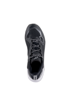 Scarpe Alpinestars Meta XR V2, scarpe sportswear, nero, bianco e grigio scuro, vista dall'alto con tomaia in rete traspirante e lacci a fantasia, logo a stella bianco, calzature sportive casual