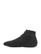 Scarpe Alpinestars SP V2, scarpe per automobilismo, nero, profilo alto ed elegante con tomaia in camoscio premium e sottile suola in gomma, progettate per una sensibilità precisa sui pedali nel motorsport