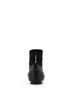Alpinestars Supertech K Shoes - FIA, scarpe da karting, nero, vista posteriore che mostra la tomaia in maglia e il contrafforte del tallone in TPU, logo Alpinestars sulla linguetta posteriore, calzature professionali da motorsport