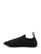 Scarpe Alpinestars Tech Gaming, calzature per sim-racing, nero, tomaia in maglia elasticizzata senza cuciture, suola in gomma ultra-sottile, passante posteriore con dettaglio rosso, design leggero a calzino per prestazioni nel sim-racing