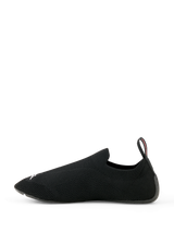 Scarpe Alpinestars Tech Gaming, calzature per sim-racing, nero, tomaia in maglia elasticizzata senza cuciture, suola in gomma ultra-sottile, passante posteriore con dettaglio rosso, design leggero a calzino per prestazioni nel sim-racing