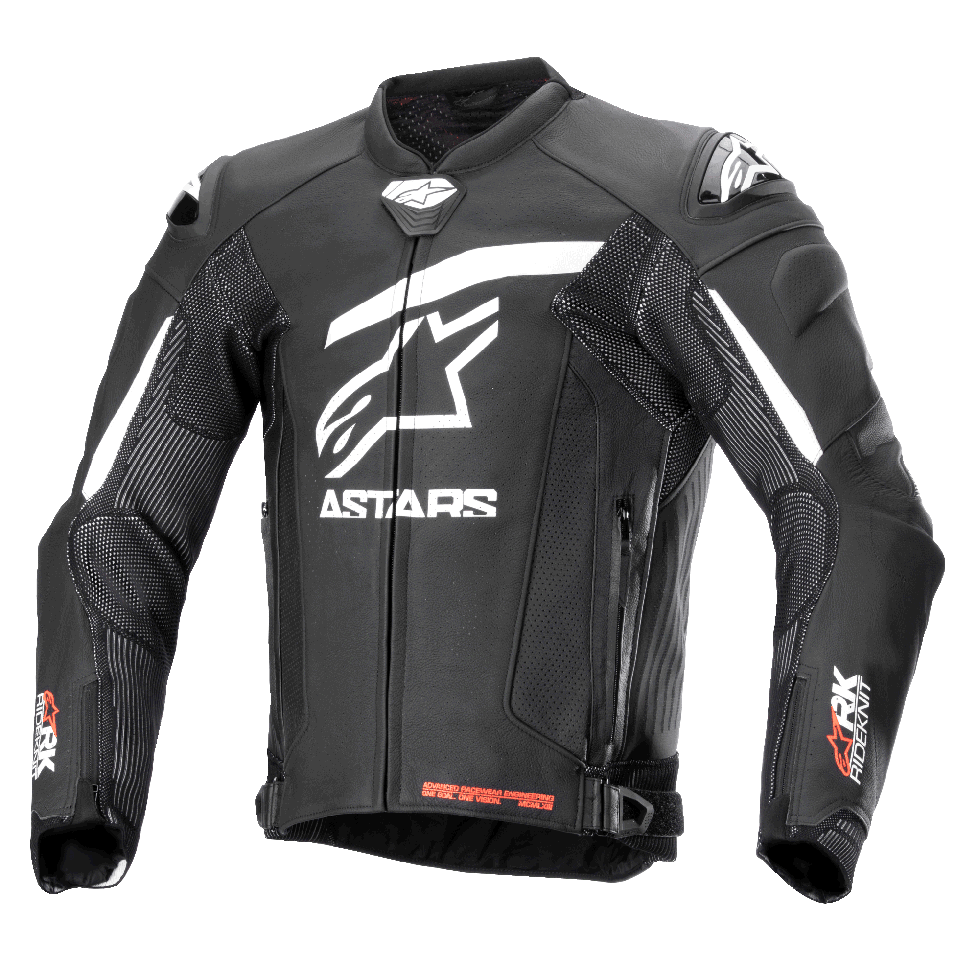 Giacca In Pelle GP Plus R V4 Rideknit® - Giacche RACING/SPORT NERO ...