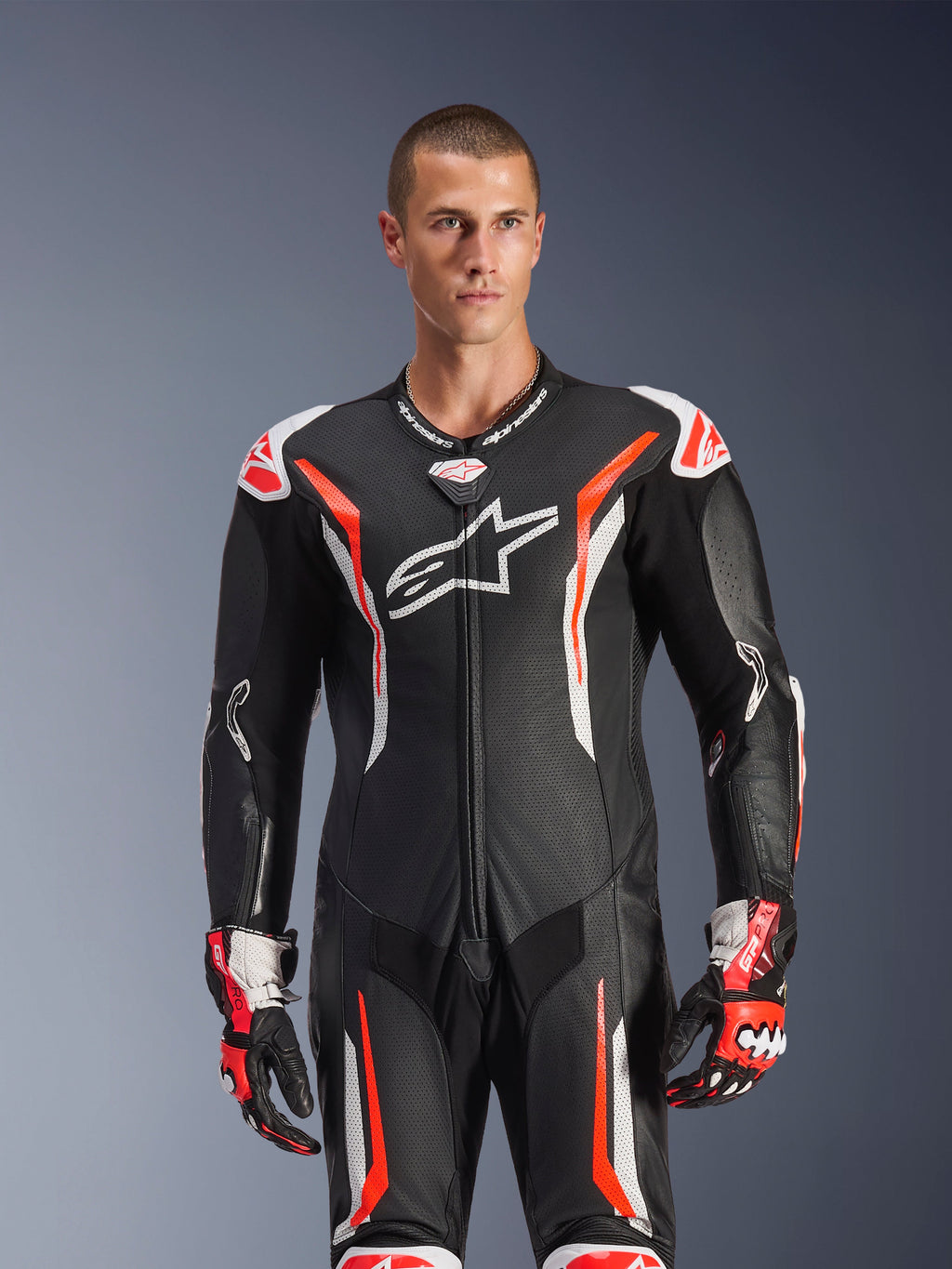 Tuta In Pelle GP Tech V5 1 Pezzo